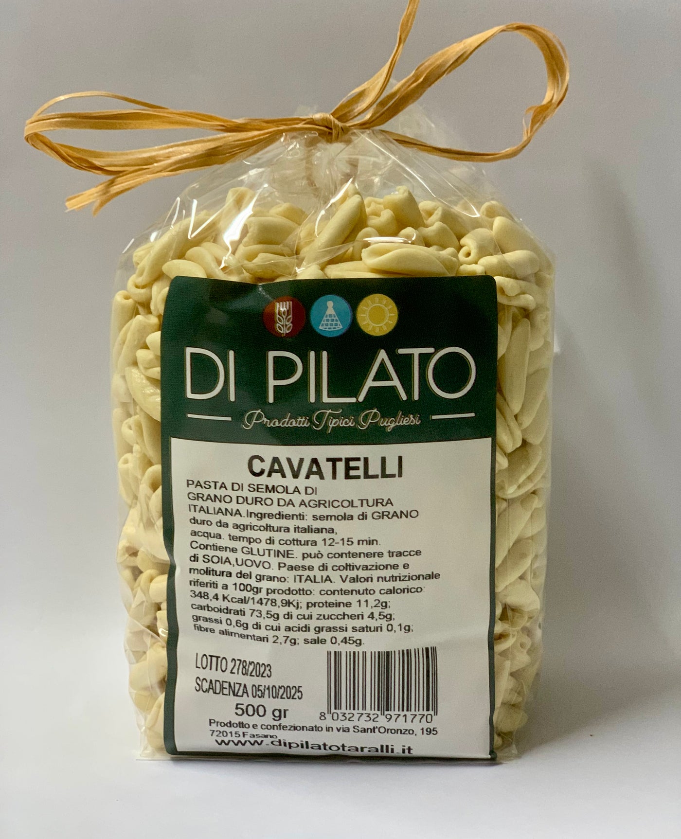Cavatelli da 500gr