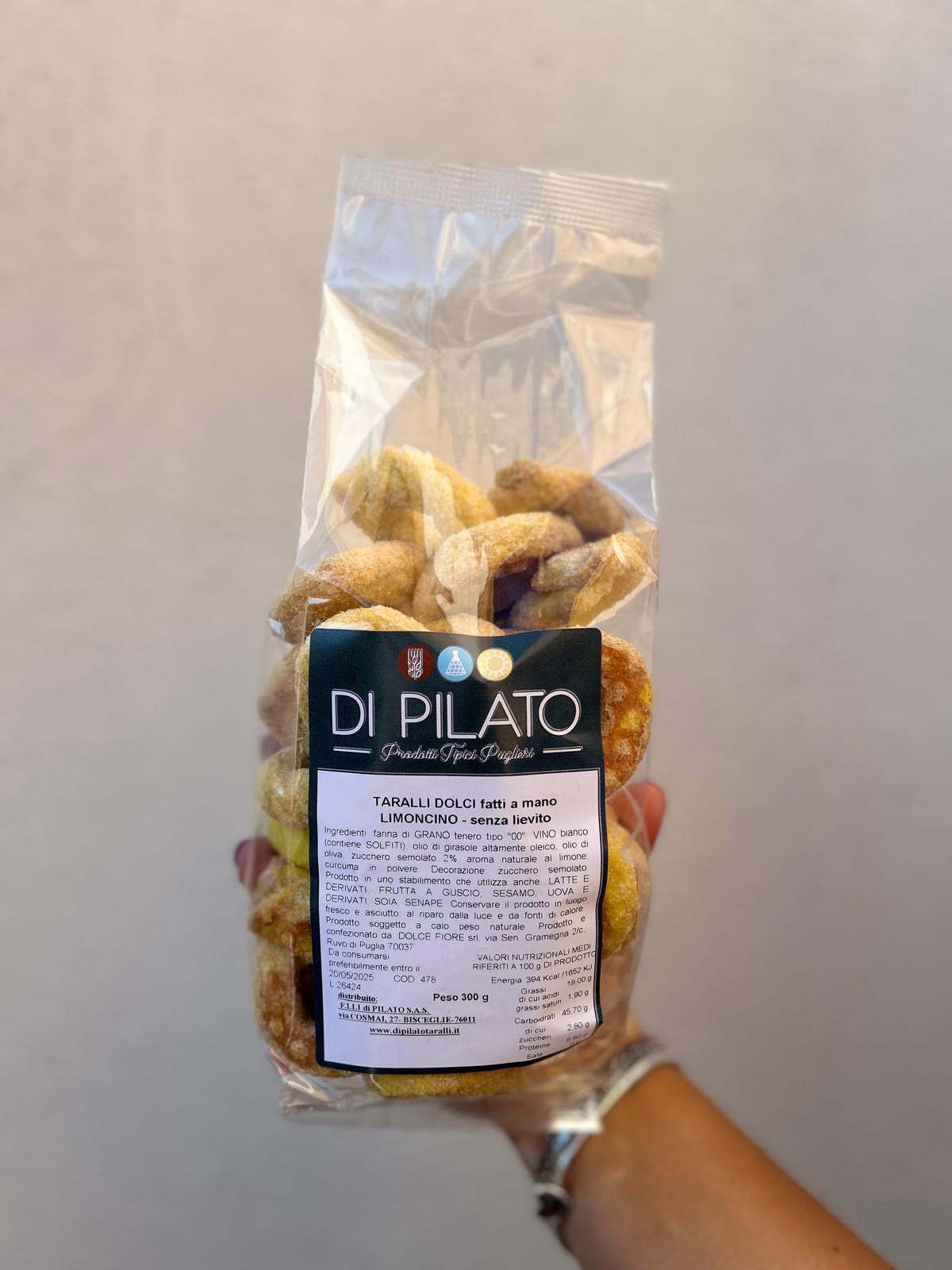 Taralli Dolci al Limoncello
