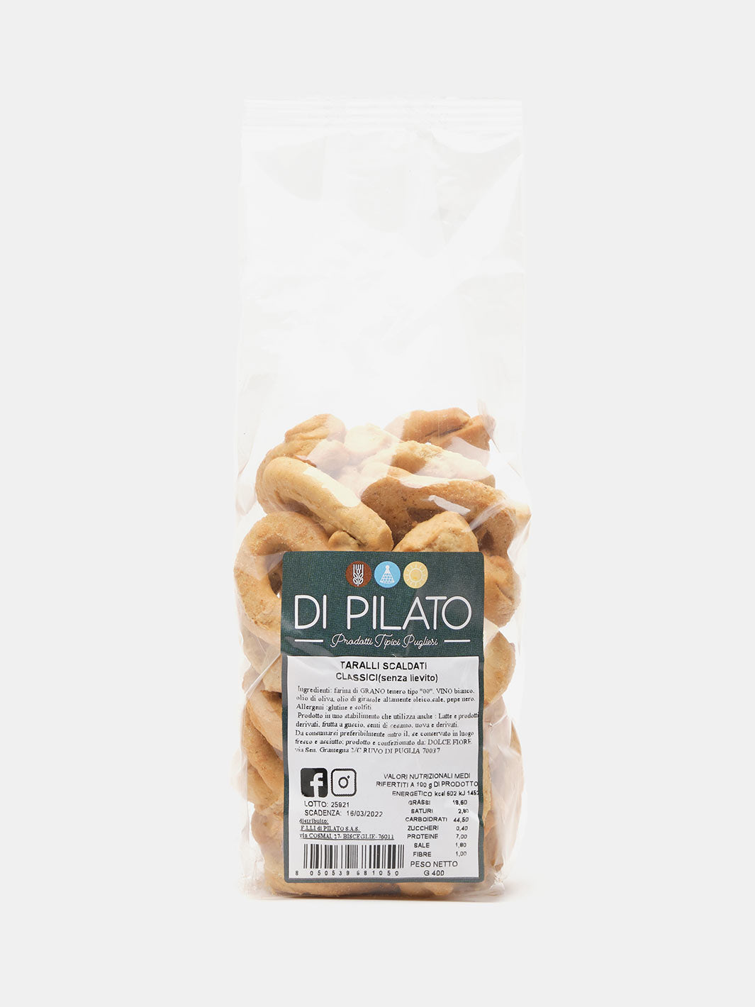 Taralli Tradizionali da 400gr